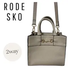 RODE SKO 2WAY ビット ハンドバッグ ベージュ❣️のサムネイル