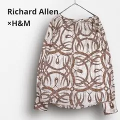 R3518＊查德艾倫×H&M 聯名款】印花襯衫 復古圖案