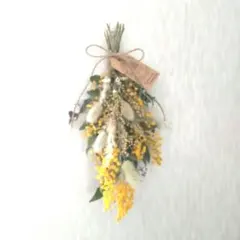 N【ドライフラワー】フラワーブーケ、スワッグ、ミモザ、ラグラス、ユーカリなど