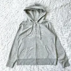 オールドギャップ パーカー フルジップ グレー レディース Lサイズ 06