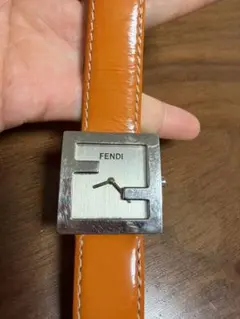 美品◇FENDI フェンディ ローマン 1925 タンク 純正ベルト ズッカ