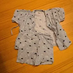 魚柄コットン甚平 95cm