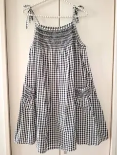 Ray Cassin ギンガムチェック ノースリーブス　ワンピース　M