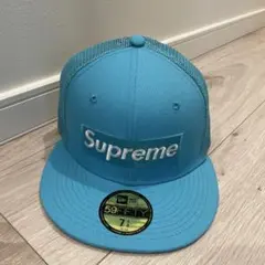 Supreme New Era 59FIFTY キャップ ライトブルー - メルカリ