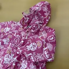 子供　女の子 レインコート　カッパ　雨具　ピンク　旅行　防水