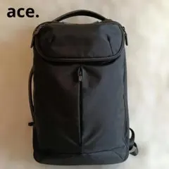 美品 コールアンドレスポンス AGS 撥水無重力リュック バックパック 黒