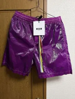 MSGM ナイロン ハーフパンツ パープルのサムネイル