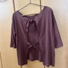 リボンつき　カットソー　ボレロのサムネイル