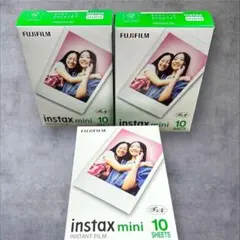 新品⭐︎FUJIFILM instax mini フィルム 10枚入り3箱30枚
