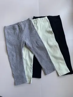 UNIQLO ベビー レギンス 3枚セット 90cm