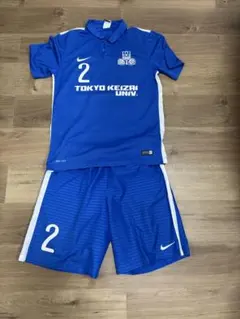東京経済大学サッカー部ユニフォーム M 支給品 大学 上下セット ナイキ