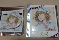 ツイステ　ルーク　くつろぎマイルーム　缶バッチ　フォト風カード