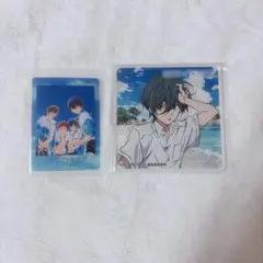 Free! オケコン クリアカード　アクリルコースター　セット