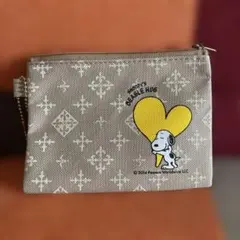 スヌーピー ラシット フラットポーチ