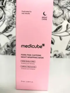 medicube メディキューブ PDRNピンクカフェインナイトラッピングマスク