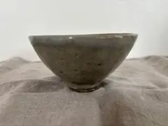 新品 未使用 河合武一 灰釉瓜湯呑 南丹窯（河合寛次郎 甥・門下） 茶碗