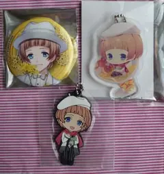 文豪とアルケミスト 堀辰雄 缶バッジ・アクキーなどセット