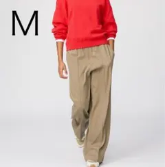 【新品】UNIQLO C ユニクロシー　イージーワイドパンツ　ベージュ　M