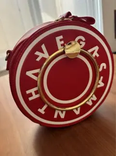 Samantha Vega 赤 円形 ショルダーバッグ