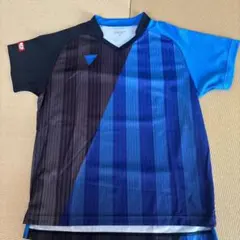 【即日配送】卓球ウェア ユニフォーム VICTAS 黒/青 Mサイズ