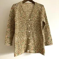 カーディガン　ニットレース　レディース　ストレッチ XS〜M