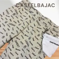 カステルバジャック ✨総柄ストレッチパンツ サイズ9 レディースパンツ ゴルフのサムネイル