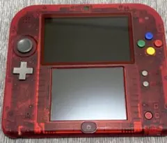 [상태좋음] 2DS 클리어 레드 포켓몬 레드