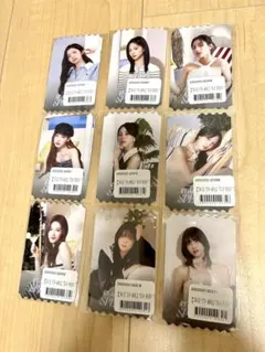 TWICE オンラインくじ　チケット風フォトカード