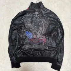 00s【archive】nylon jacket/Y2K/opium/scull