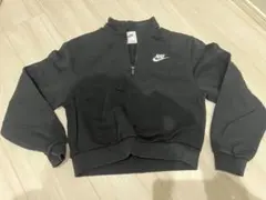 NIKE ブラック ジップアップ トレーナー