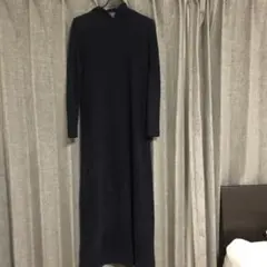 オゾック　ネイビーロングワンピース