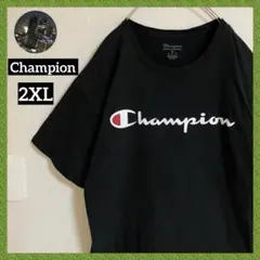 チャンピオンフェードビッグロゴTシャツtシャツオーバーサイズ刺繍目玉スリーブロゴ