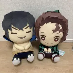 【鬼滅の刃】ぽふっとぬいぐるみリュック 炭治郎 めちゃでかぽふっとぬい 伊之助