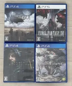 PS4,PS5 ゲーム4本セット