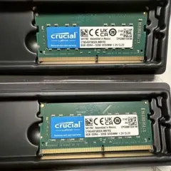 新品未使用Crucial 製DDR4-3200 SODIMM 8GB✖️2枚のサムネイル
