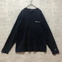 K25 チャンピオン USA製 Champion ポイントロゴ M ロンT 古着