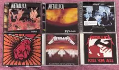 METALLICA メタリカ CD 6枚セット 国内盤帯付あり まとめ売り