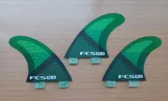 FCS　PC-2　サーフボードフィン　トライフィン　スラスターフィン　3枚セット