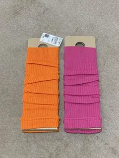 靴下屋 2WAYウォーマー ネオンカラー レッグウォーマー アームウォーマー