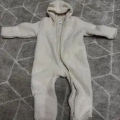 baby GAP ボア カバーオール アイボリー くま耳　70センチ