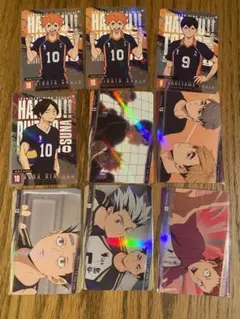 ハイキュー　キラコレカード９枚