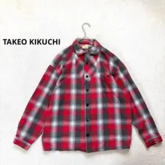 【タケオキクチ】FREE チェック柄 長袖シャツ メンズ　トップス