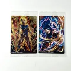 未開封 ドラゴンボール 孫悟空 スーパーサイヤ人 カード 2枚セット　イタジャガ