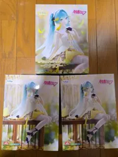 初音ミク ぬーどるストッパー フィギュア カナリア　3個セット