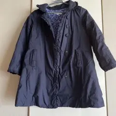 タルティーヌエショコラ ネイビー フリル付きコート