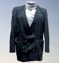 グリーンチェックジャケット