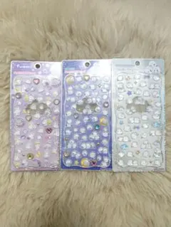 正規品　ジュエル　プチドロップステッカー　シマエナガ　ふみあい