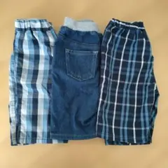 まとめ売り　無印良品　ハーフパンツ　半ズボン　3着セット　男の子 90サイズ