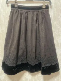 ブラウン フレアスカート ❤︎アクシーズファム