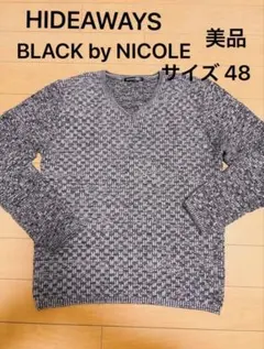 HIDEAWAYS メンズVネックニットセーター 美品 サイズ48のサムネイル